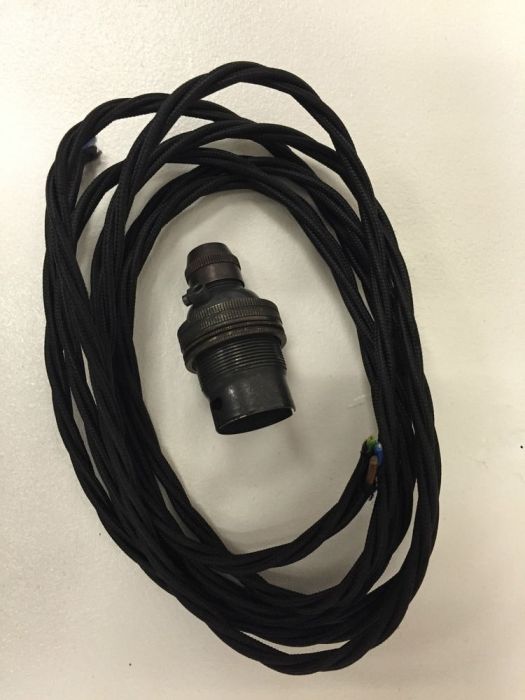Cottingham Bulb Holder and Wire for Pendant Light