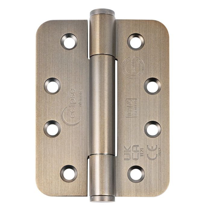 Eclipse Stainless Steel Grade 14 Radius Concealed Bearing Hinge 102x76mm (4x3”)