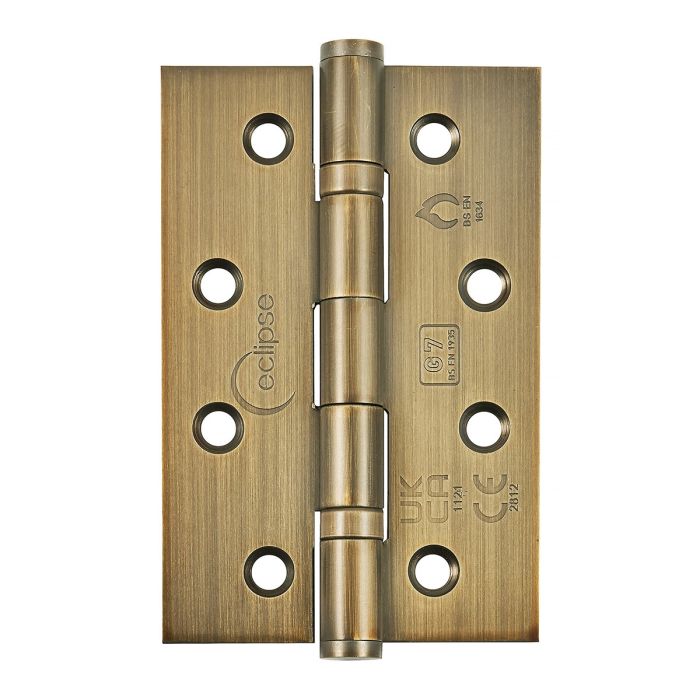 Eclipse Grade 7 Stainless Steel Slim Knuckle Ball Bearing Hinge 102x67x2mm