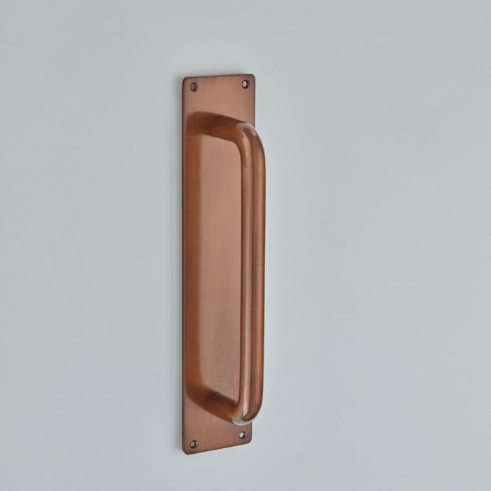 Croft Hardware Simple Door Pull Handle on Backplate