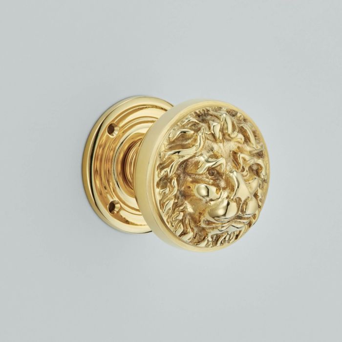 Croft Hardware Lions Head Mortice Door Knob - Pair