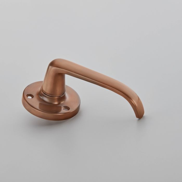 Croft Hardware Stafford Door Handle on Round Rose - Pair