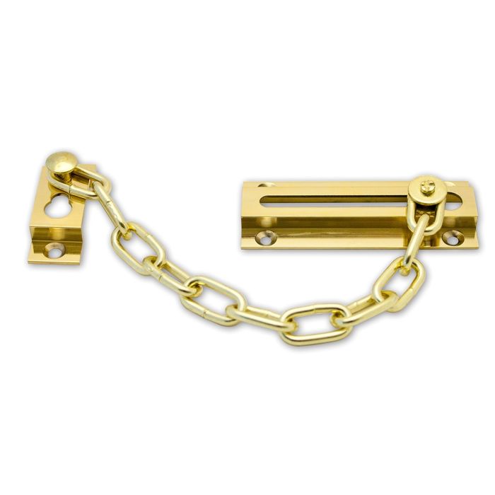 Eclipse Brass Security Door Chain