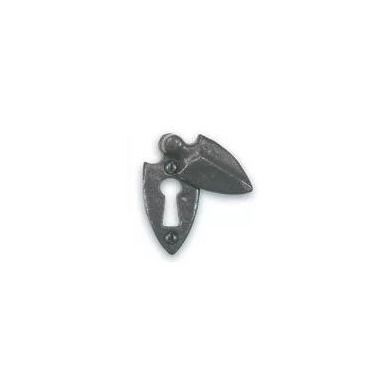 Dartington Steel Shield Covered Escutcheon - Waxed