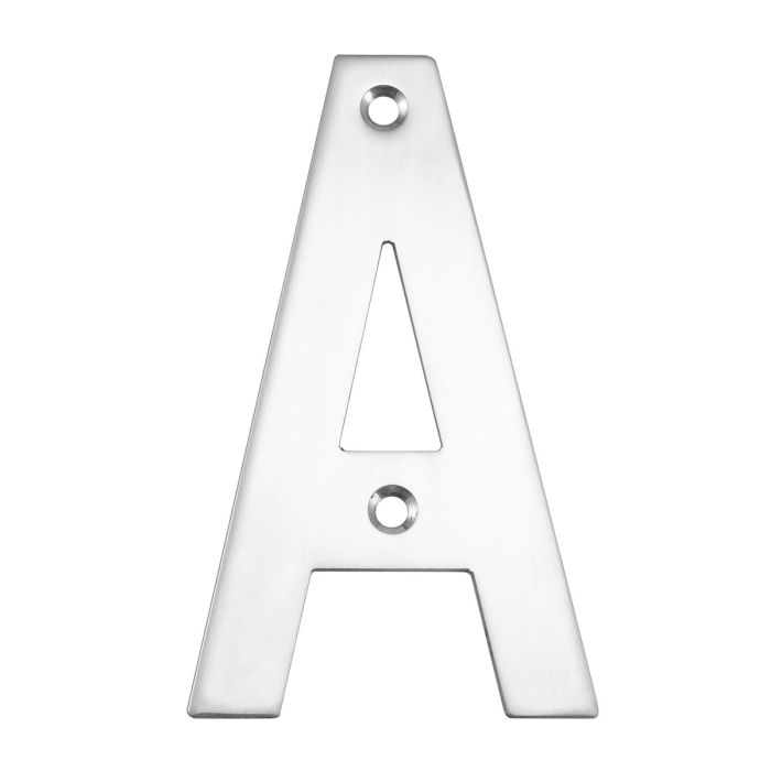 Eclipse 100mm Stainless Steel Face Fix Letters
