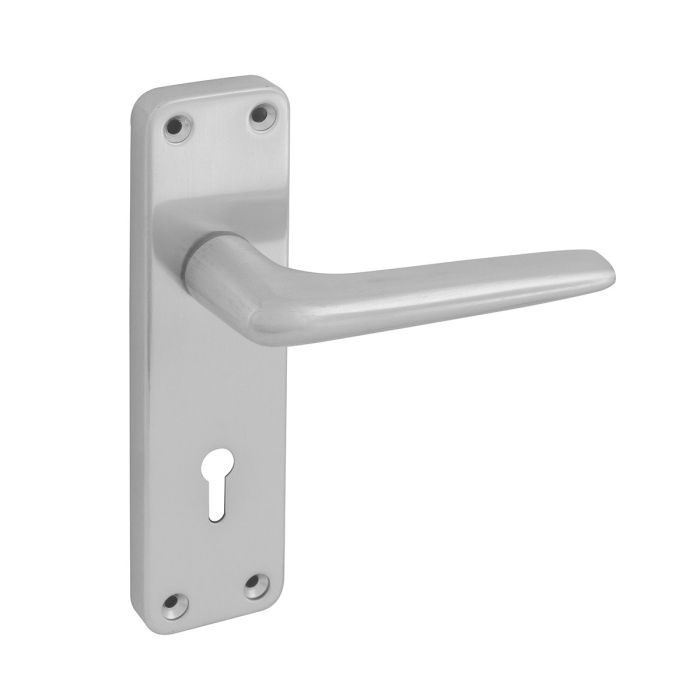 Eclipse Aluminium 2000 Series Lever Handle Set On Backplate