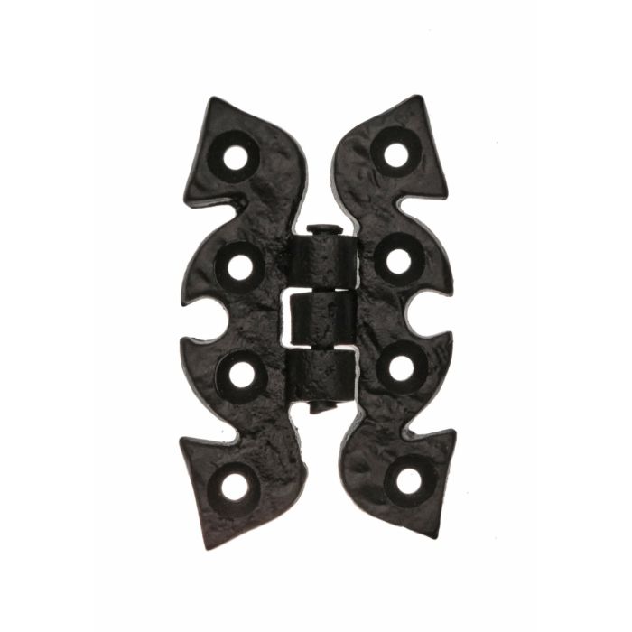 Eclipse Black Antique Butterfly Pattern Cabinet Hinge