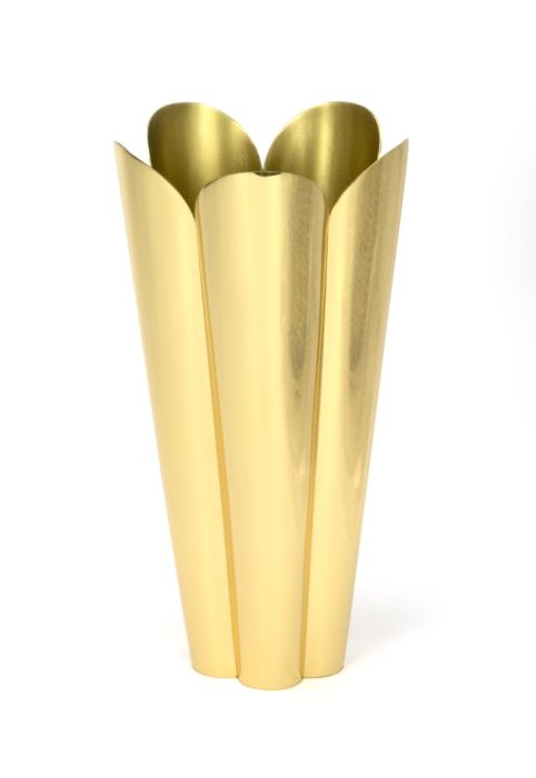 From The Anvil - Flora Vase - Brass