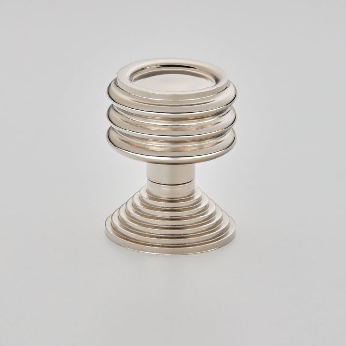 Croft Hardware Rutland Cupboard Knob on Stepped Rose
