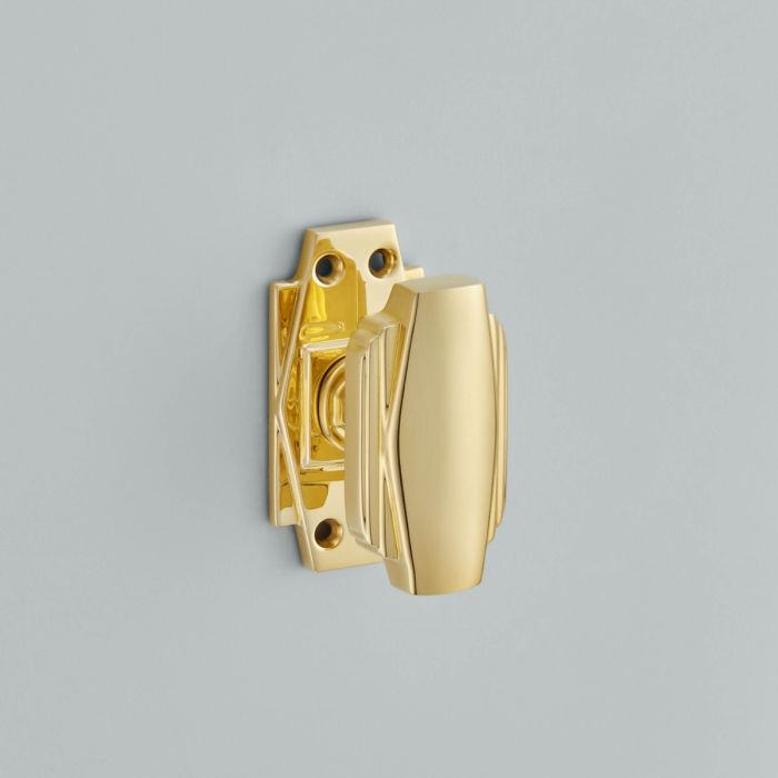Croft Hardware Art Deco Mortice Door Knob - Pair