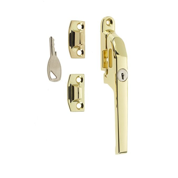 Eclipse Modern Pattern Locking Casement Fastener 142x25mm