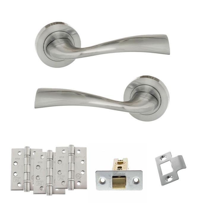 Atlantic Hardware Eco Wave Door Handle Pack - Latch Set
