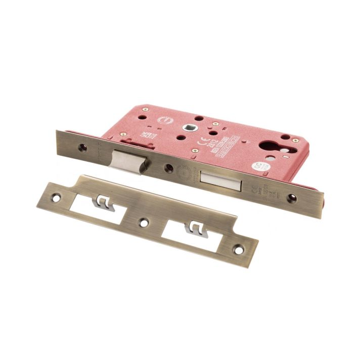 Atlantic Hardware DIN Euro Profile Sashlock Double Throw 60mm Backset