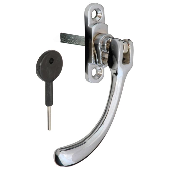 Prima Hardware Locking Window Espagnolette Handle Left Hand Back Plate )