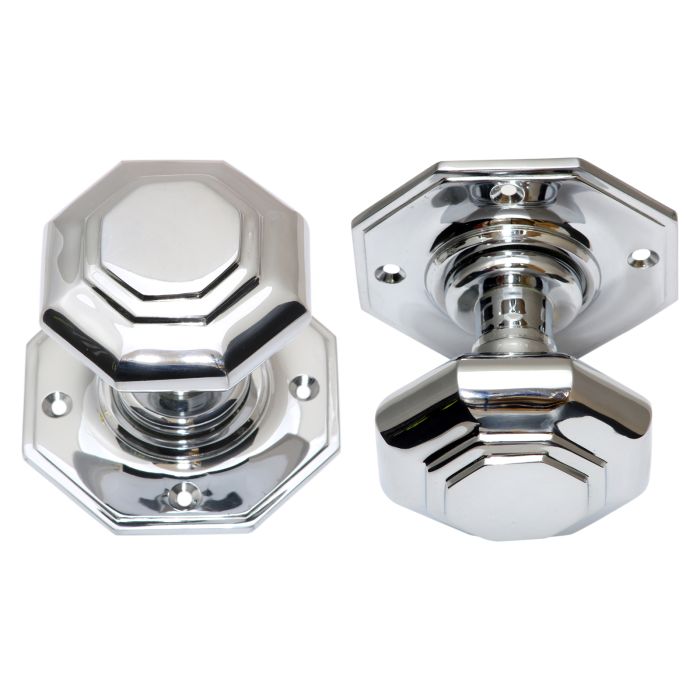 Prima Hardware Flat Octagonal Mortice Knob