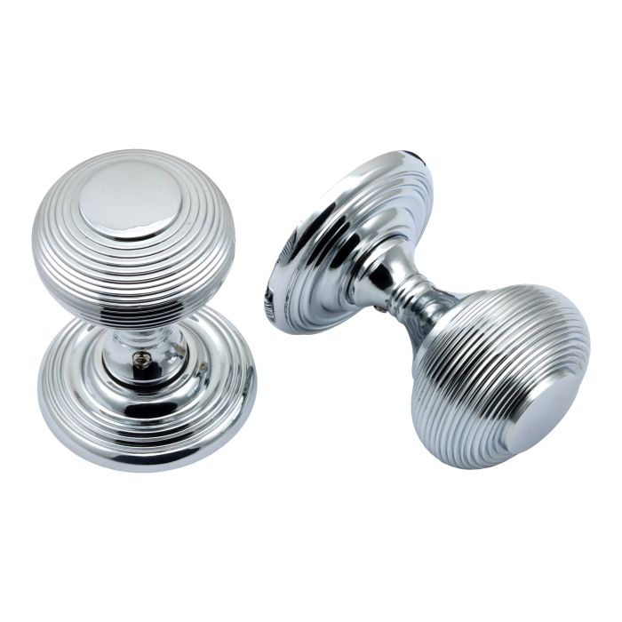 Prima Hardware Concealed Fi Queen Ann Reeded Mortice Knob