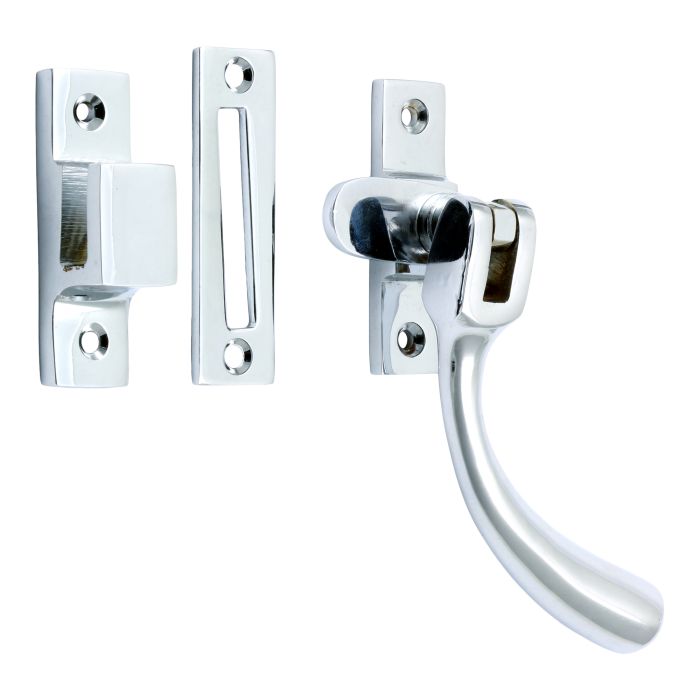 Prima Hardware Pear Drop Reversible Casement Fastenerc/w Hook and Mortice Plate