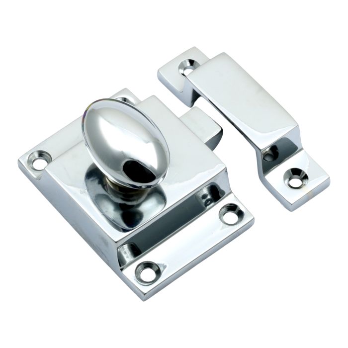 Prima Hardware Cupboard Catch with Oval Knob