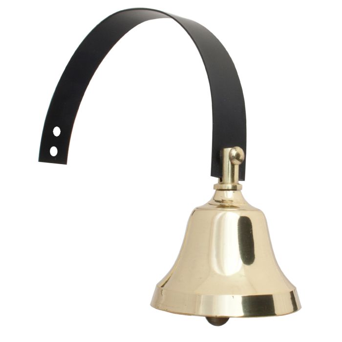 Prima Hardware Classic Shop Bell with Black Spring