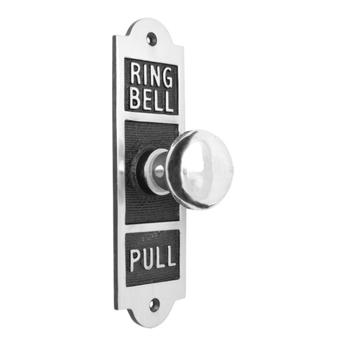 Prima Hardware Shaped Oblong Embossed Pull for Butlers Bell
