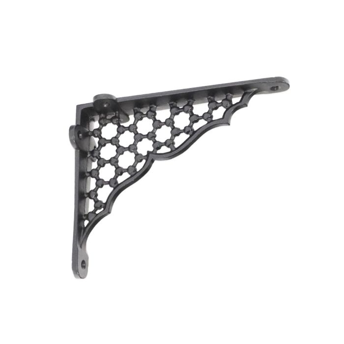 Spira Brass Honeycomb Shelf Bracket
