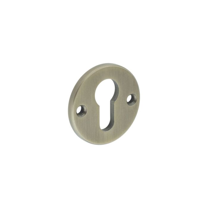 Frelan CRES Antique Brass Euro Escutcheon Face Fixed
