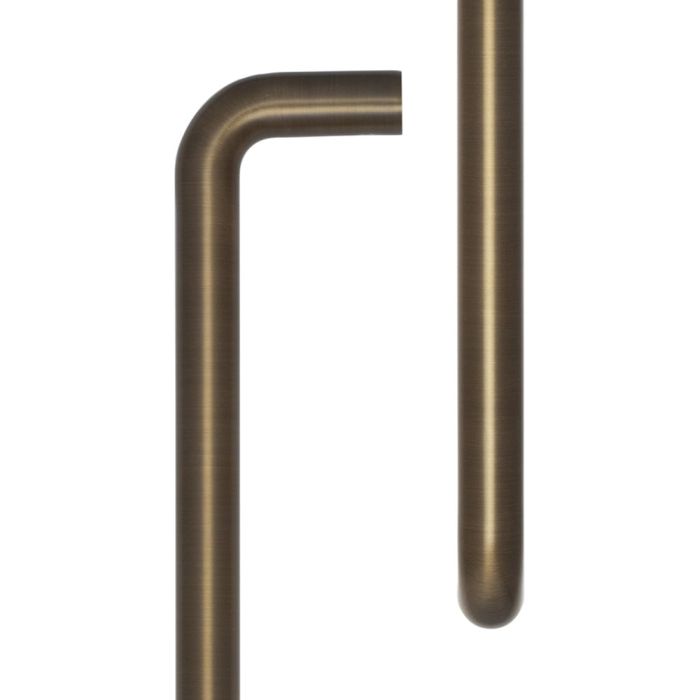 Frelan CRES 425mm Bolt Through Antique Brass D Shape Pull Handle