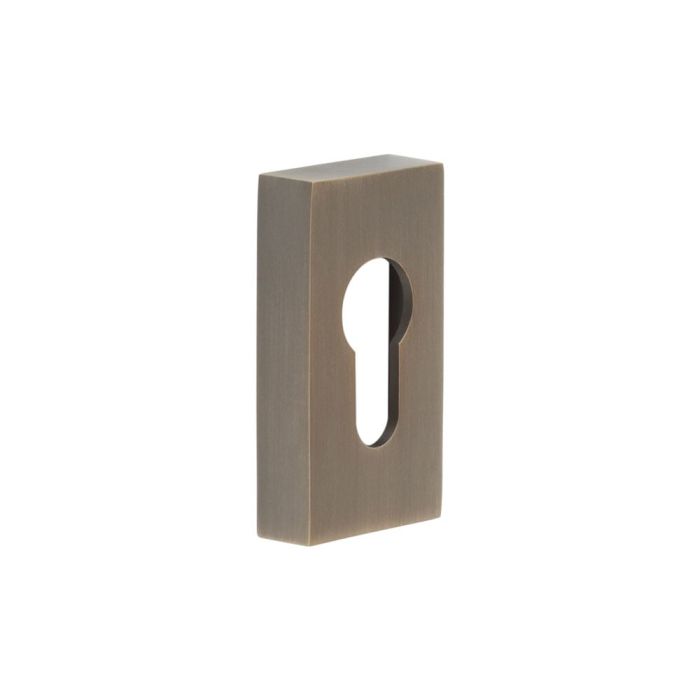 Frelan CRES Rectangular Antique Brass Euro Escutcheon