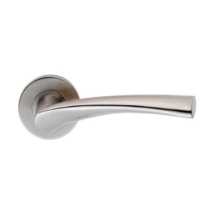 Eurospec Grade 304 Breeze Door Handle on Rose - Pair