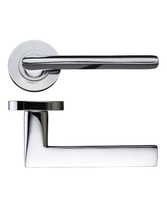 Fulton & Bray Vitorria Door Handle on Rose - Pair
