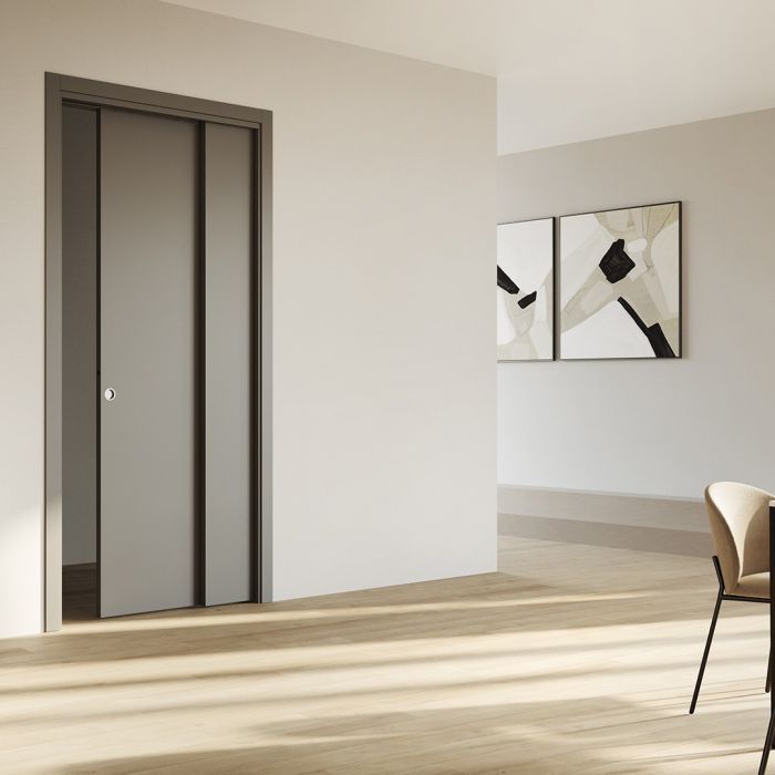Atlantic Hardware Ermetika EvoKit Staffetta Telescopic Pocket Door Kit