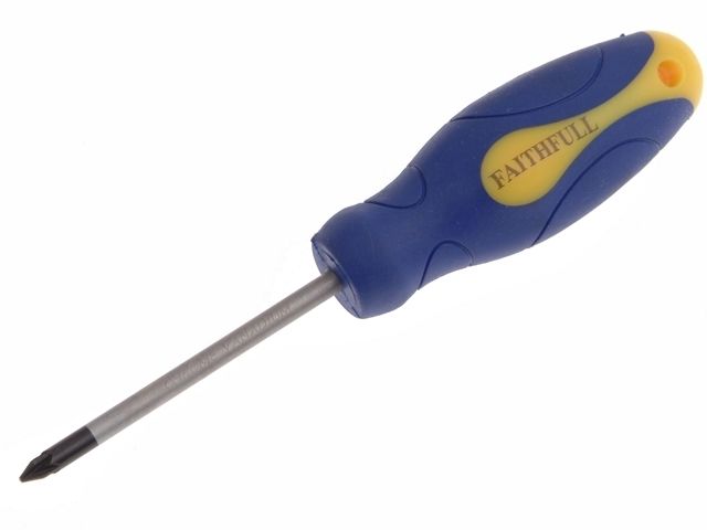 Faithfull Pozidrive Soft Grip Screwdrivers - Faisdpz