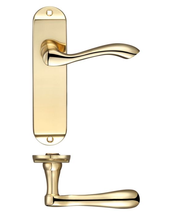 Fulton & Bray Arundel Door Handle on Backplate - Pair