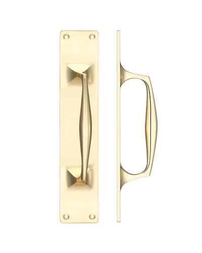 Fulton & Bray Door Pull Handle on Backplate