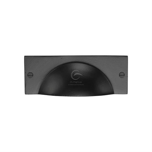 M.Marcus Heritage Brass Matt Black Iron Cheshire Cabinet Drawer Pull