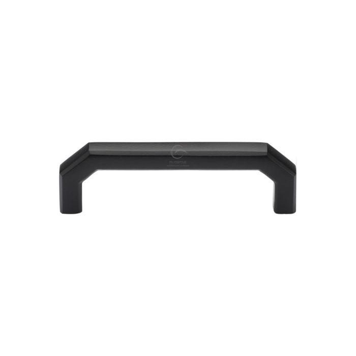 M.Marcus Rustic Iron Angular Black Iron Cabinet Pull Handle