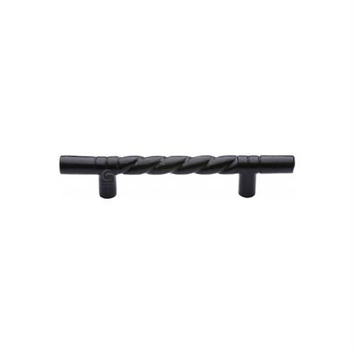 M.Marcus Heritage Brass Matt Black Rope Door Pull Handle