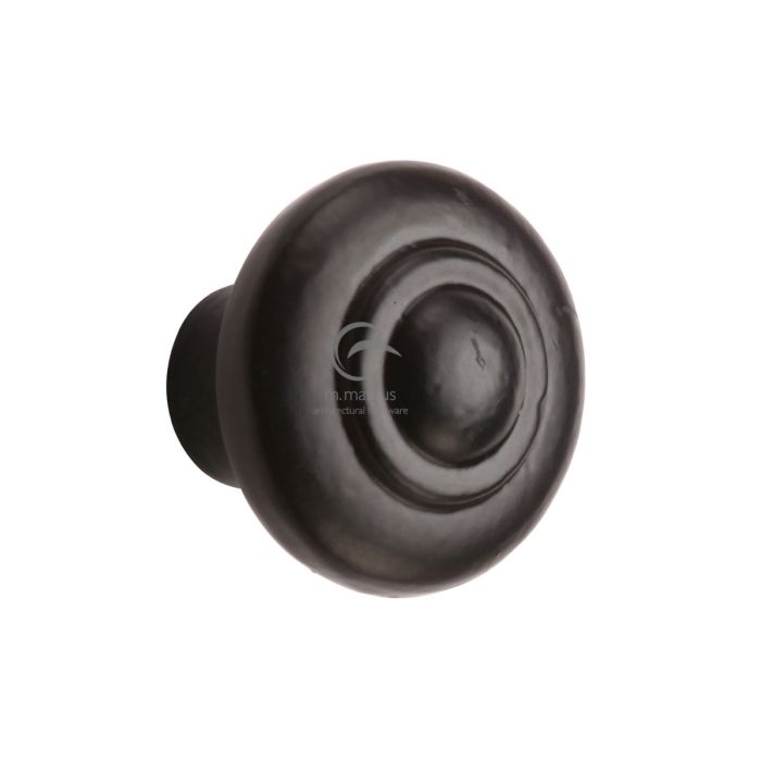 M.Marcus Bead Matt Black Iron Cabinet Knob