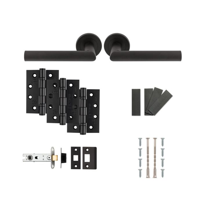 Carlisle Brass Eurospec FDP Fire Rated Door Pack – Matt Black