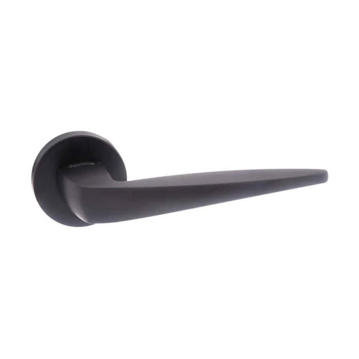 Atlantic Hardware Forme Foglia Door Handle on Rose - Pair