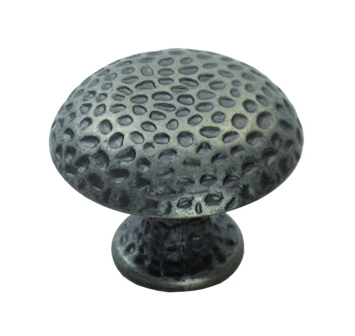 Carlisle Brass Fingertip Design Hammered Cupboard Knob