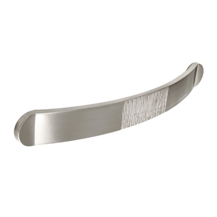 Second Nature - Melton Cupboard Handle - Stainless Steel Effect - Centres 160mm