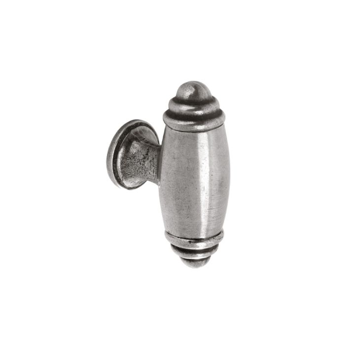 Second Nature - Coles T-bar Cupboard Knob - Solid Pewter