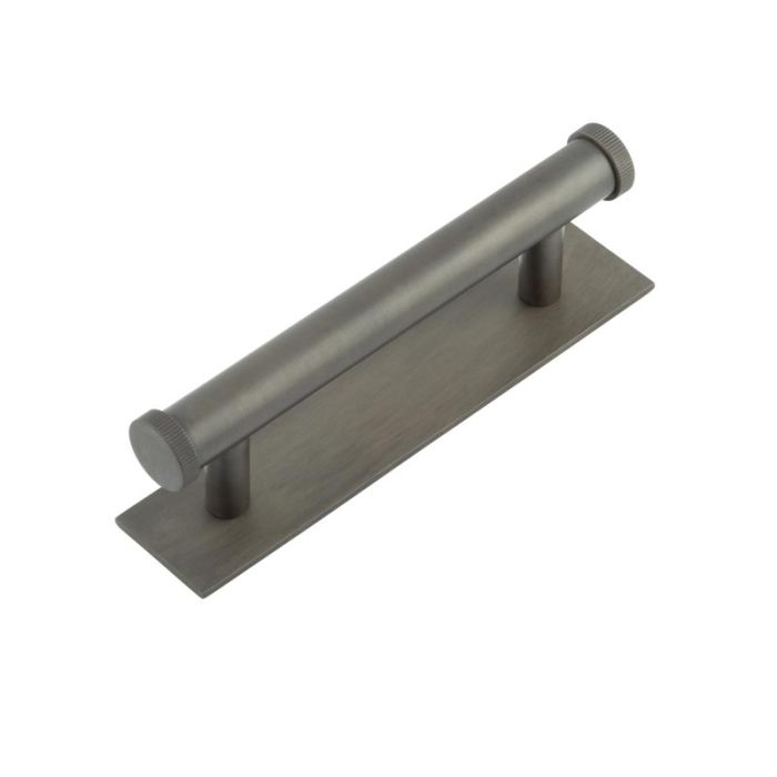 Frelan Hoxton Thaxted Cupboard Handle on Plain Fanshaw Backplate
