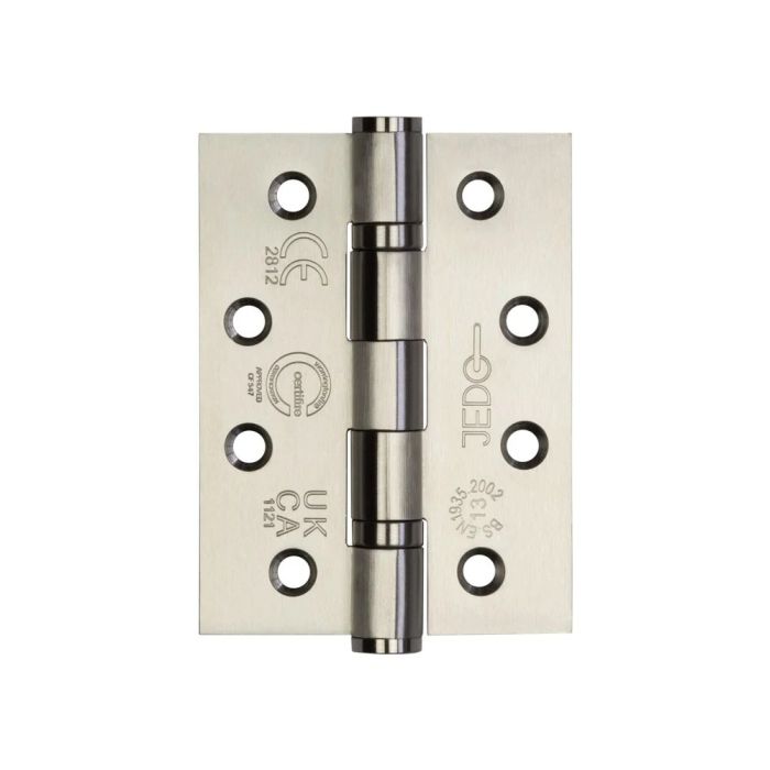 Frelan - Certifire Jedo Stainless Steel Grade 13 Ball Bearing Hinge (3 Pack) - Satin Stainless Steel