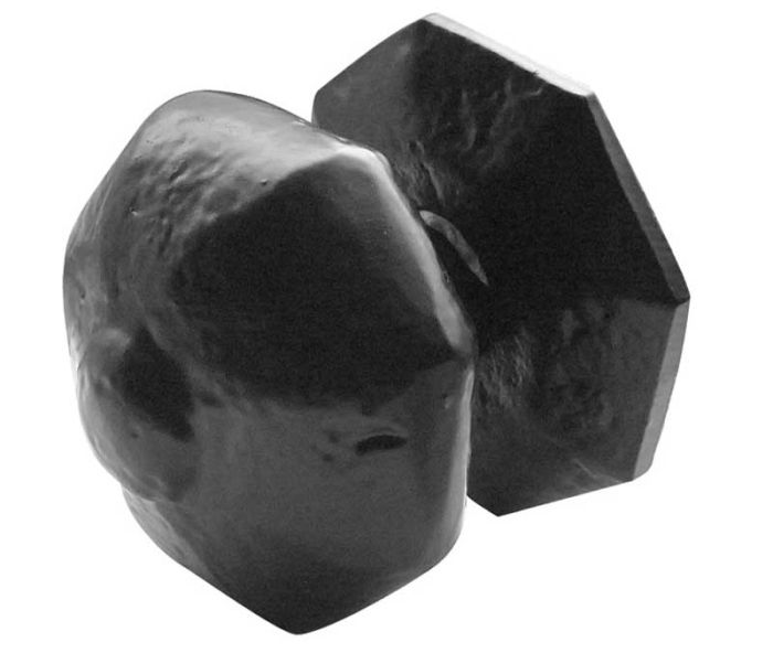 Frelan - Antique Octagonal Centre Door Knob - Black