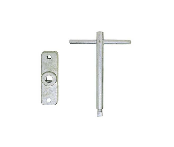 Frelan - Rim Budget Lock and Key - Nickel Plated