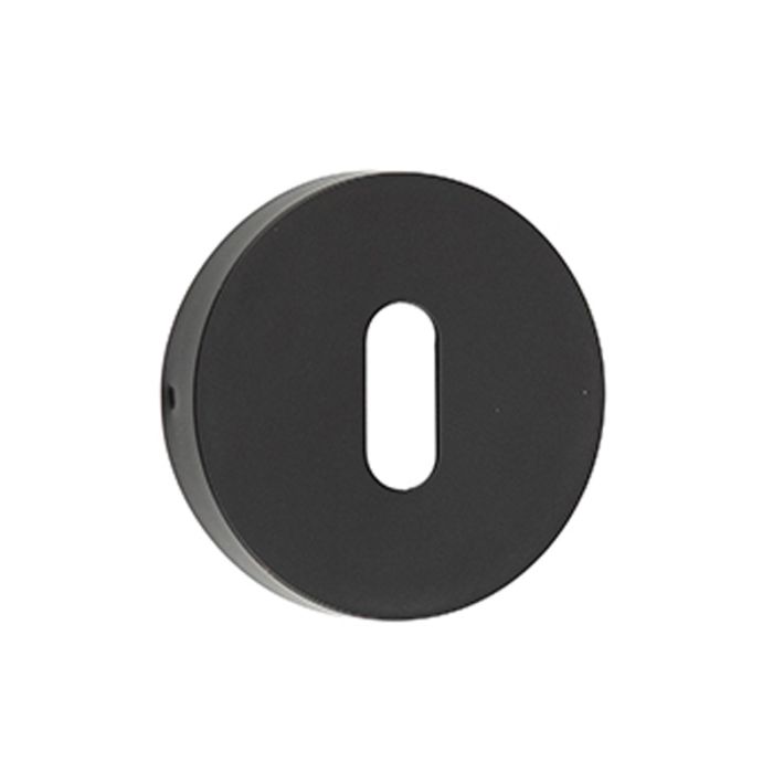 Frelan - Standard Profile Nero Round Escutcheon - Matt Black 