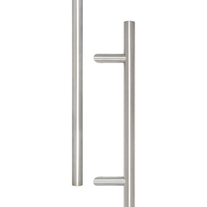 Frelan Stainless Steel Cranked Door Pull Handle (Suitable for Glass Doors)