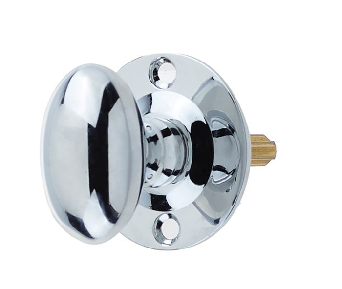 Frelan - Jedo Turns for Mortice Rackbolts - Polished Chrome
